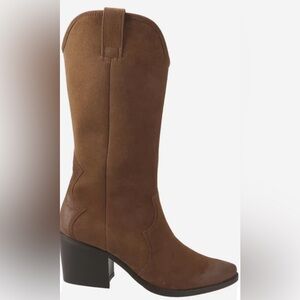 Paul Green Tucker Brown Boot. US 8 Suede Leather Western style boots.